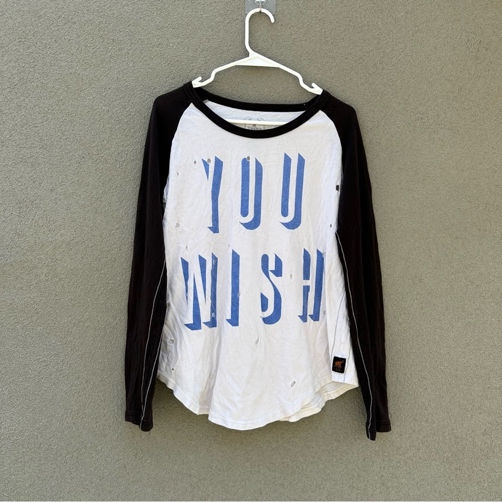 TRUNK LTD Distressed You Wish Long Sleeve